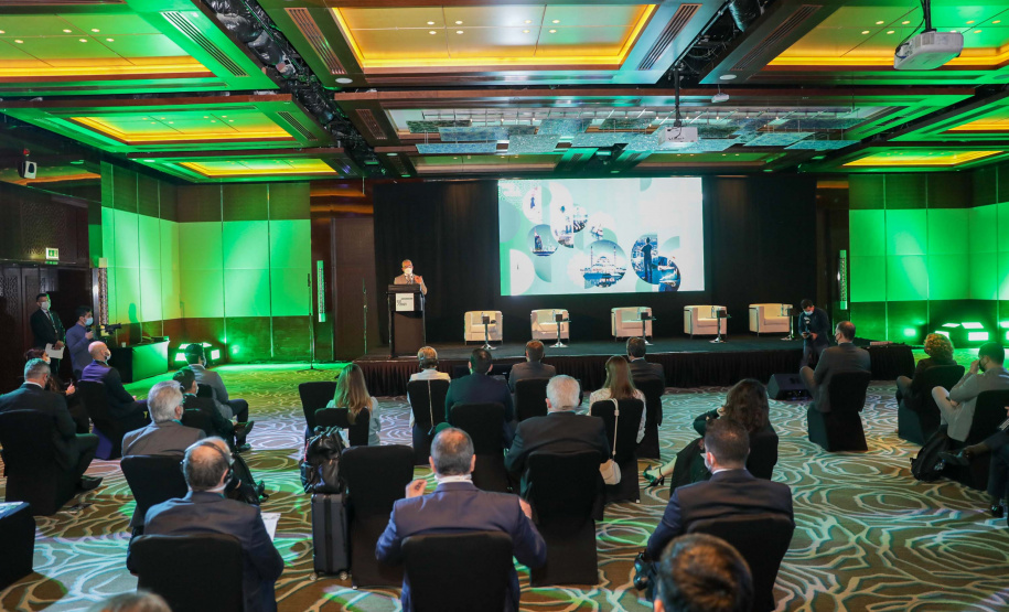 Em Dubai, Paraná lança plataforma para empresas se apresentarem a investidores. Foto: Governo do Paraná