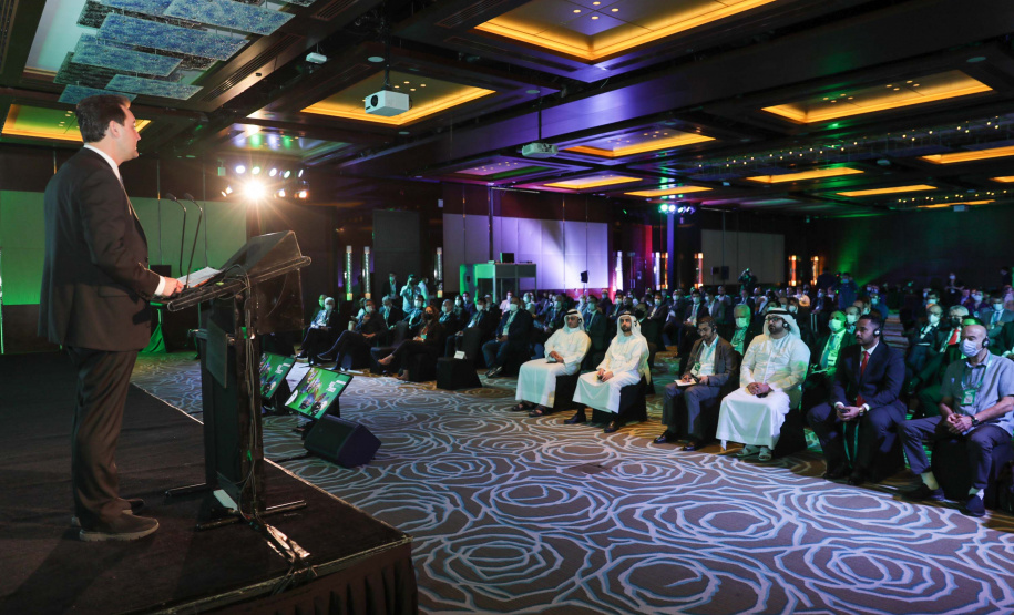 Em Dubai, Paraná lança plataforma para empresas se apresentarem a investidores. Foto: Governo do Paraná