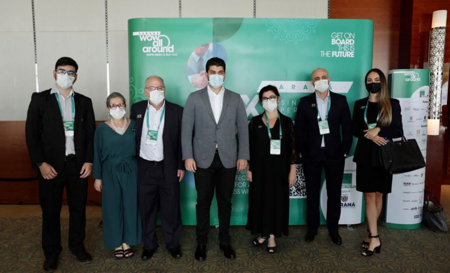 Em Dubai, Paraná lança plataforma para empresas se apresentarem a investidores. Foto: Governo do Paraná