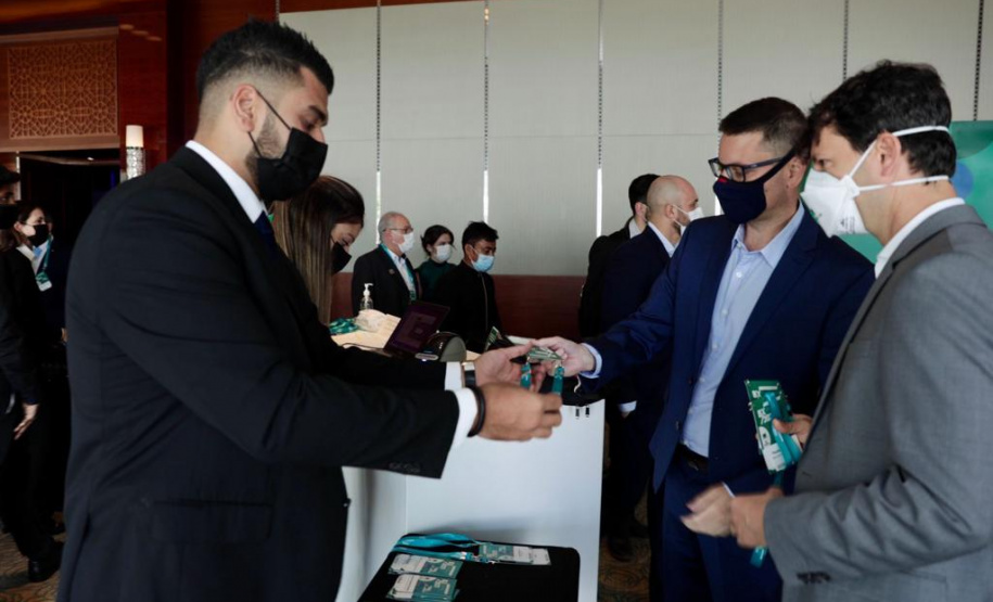 Em Dubai, Paraná lança plataforma para empresas se apresentarem a investidores. Foto: Governo do Paraná