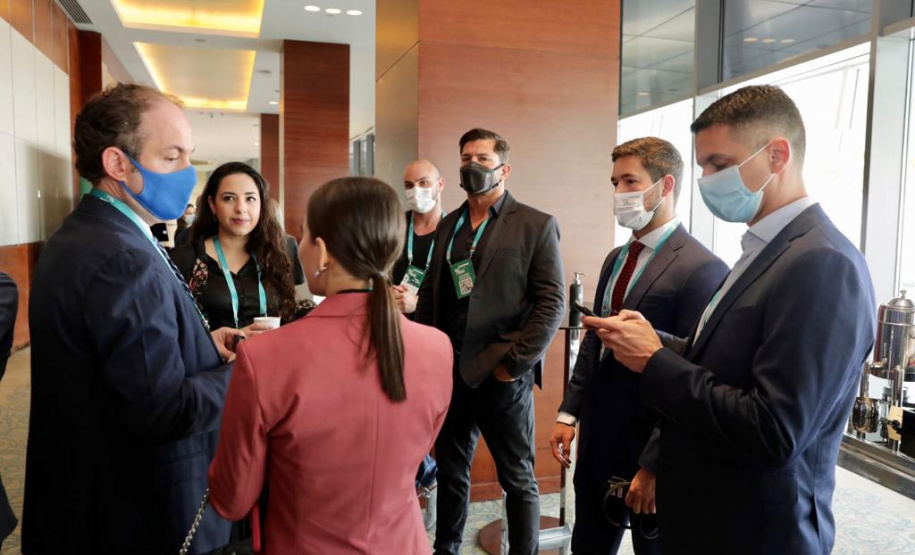 Em Dubai, Paraná lança plataforma para empresas se apresentarem a investidores. Foto: Governo do Paraná