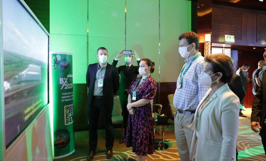 Em Dubai, Paraná lança plataforma para empresas se apresentarem a investidores. Foto: Governo do Paraná