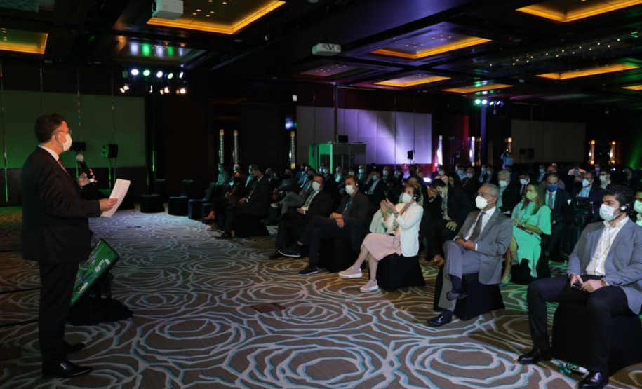 Em Dubai, Paraná lança plataforma para empresas se apresentarem a investidores. Foto: Governo do Paraná