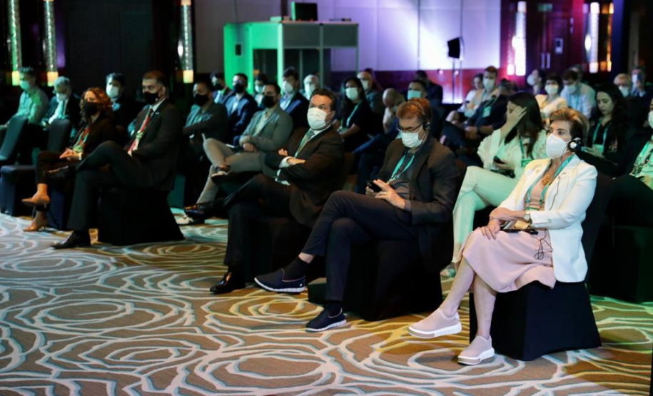 Em Dubai, Paraná lança plataforma para empresas se apresentarem a investidores. Foto: Governo do Paraná