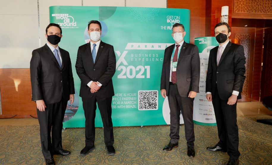 Em Dubai, Paraná lança plataforma para empresas se apresentarem a investidores. Foto: Governo do Paraná