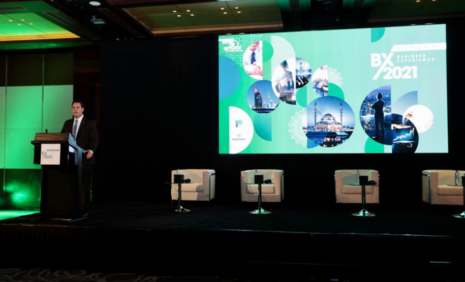 Em Dubai, Paraná lança plataforma para empresas se apresentarem a investidores. Foto: Governo do Paraná