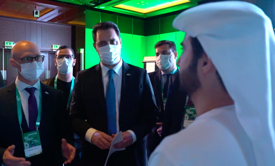 Governador e empresários paranaenses se reúnem com investidores em Dubai. Foto: Governo do Paraná
