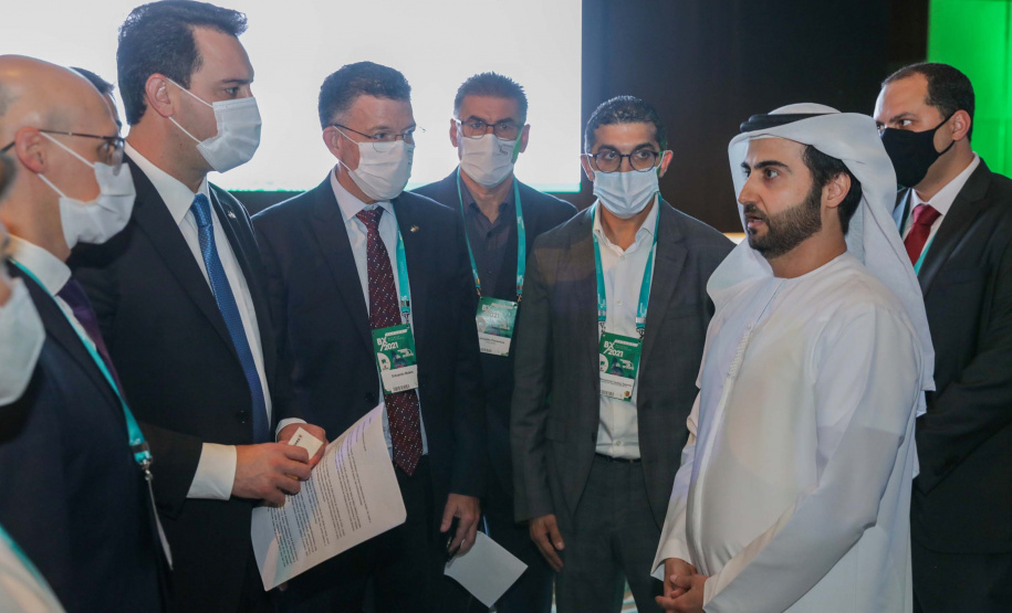 Governador e empresários paranaenses se reúnem com investidores em Dubai. Foto: Governo do Paraná