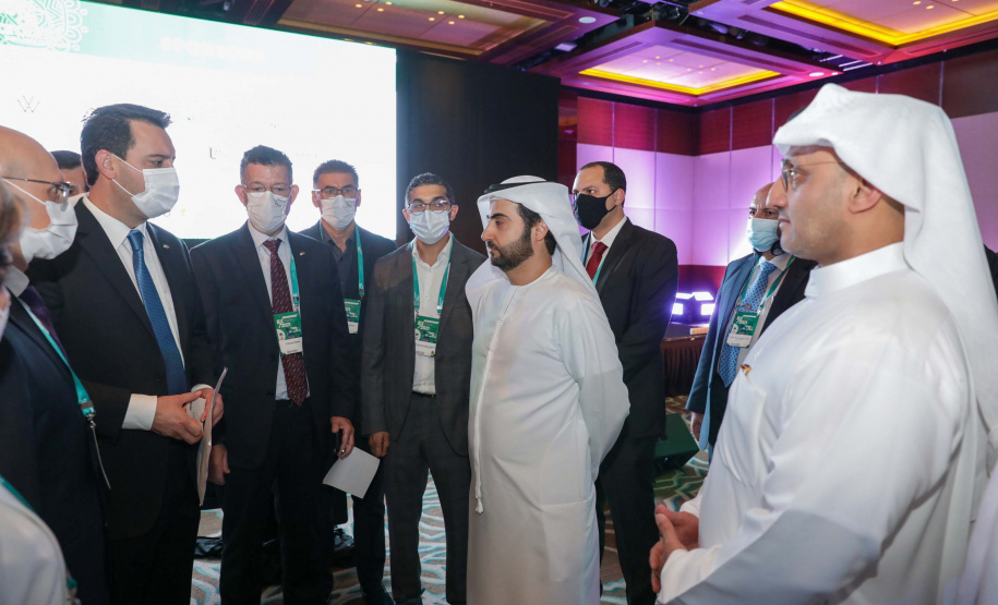 Governador e empresários paranaenses se reúnem com investidores em Dubai. Foto: Governo do Paraná