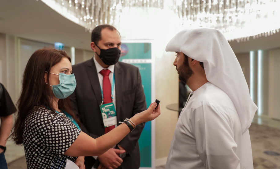 Governador e empresários paranaenses se reúnem com investidores em Dubai. Foto: Governo do Paraná