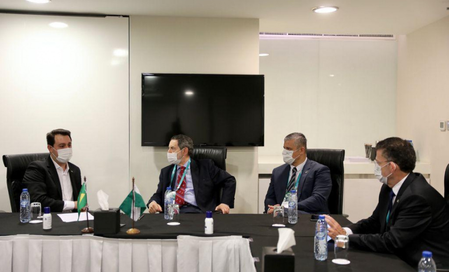 Paraná e Câmara de Comércio Árabe-Brasileira formalizam acordos para intensificar a parceria. Foto: Governo do Paraná