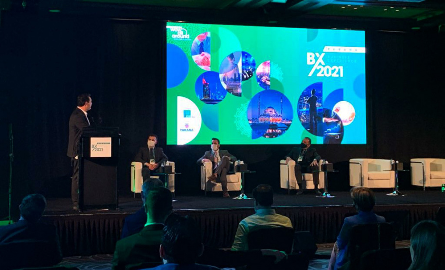 Projetos das empresas de wellness, TI e infraestrutura fecham o Paraná BX, em Dubai Foto: Governo do Paraná