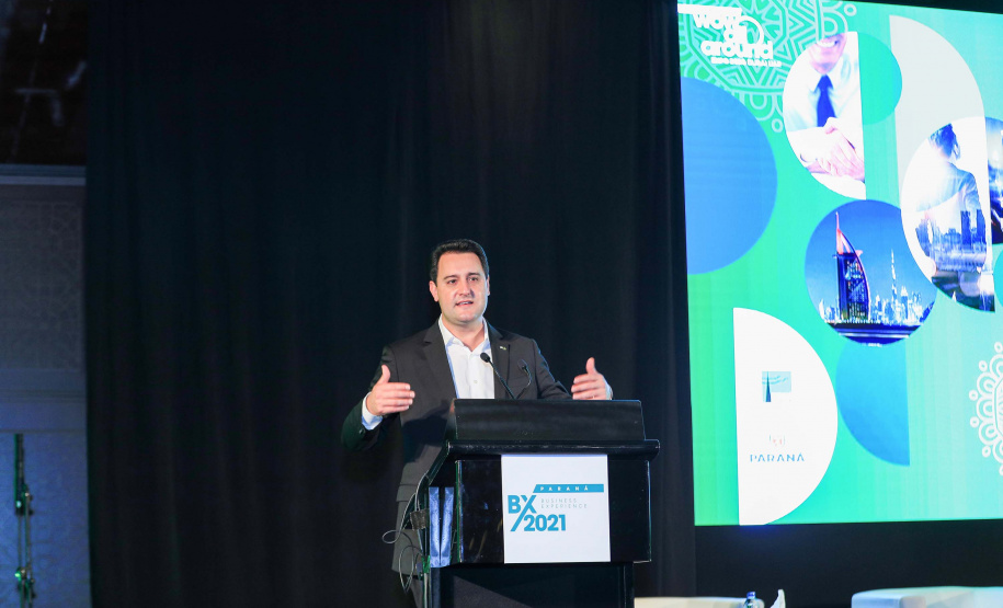 Projetos das empresas de wellness, TI, veículos e infraestrutura fecham o Paraná BX, em Dubai. Foto: Governo do Paraná