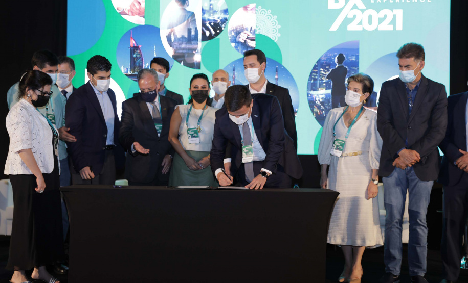 Projetos das empresas de wellness, TI e infraestrutura fecham o Paraná BX, em Dubai. Foto: Governo do Paraná