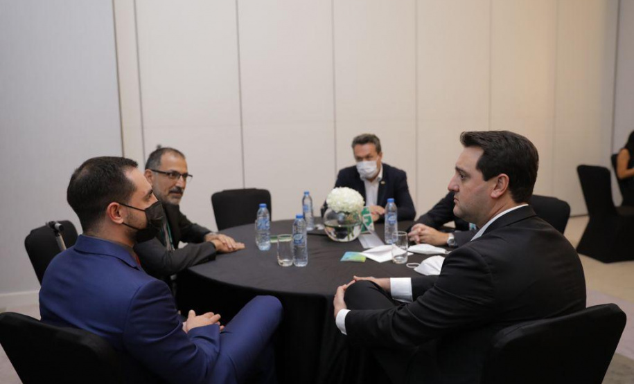 Projetos das empresas de wellness, TI e infraestrutura fecham o Paraná BX, em Dubai Foto: Governo do Paraná