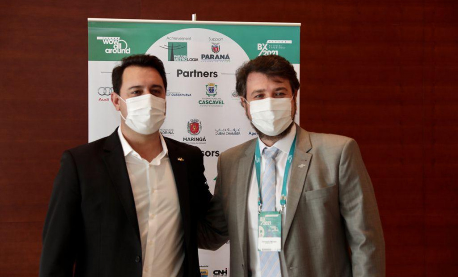Projetos das empresas de wellness, TI e infraestrutura fecham o Paraná BX, em Dubai Foto: Governo do Paraná