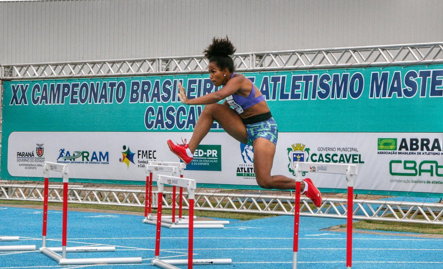Paraná conquista 21 medalhas no XX Campeonato Brasileiro de Atletismo Master. Foto: Alexsandro Felix/ Paraná Esporte