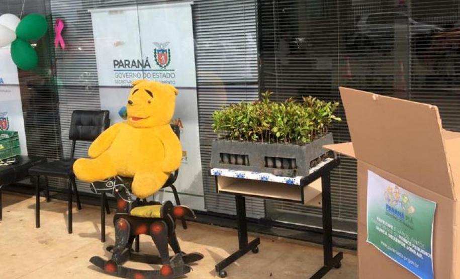GUARAPUAVA  - O Instituto Água e Terra (IAT), vinculado à Secretaria do Desenvolvimento Sustentável e do Turismo (Sedest) aderiu à campanha estadual Paraná Piá. No balanço, divulgado nesta quarta-feira (13), o IAT relata a arrecadação de 4376 brinquedos. - Curitiba, 13/10/2021 - Foto: IAT
