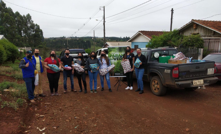 PITANGA -  O Instituto Água e Terra (IAT), vinculado à Secretaria do Desenvolvimento Sustentável e do Turismo (Sedest) aderiu à campanha estadual Paraná Piá. No balanço, divulgado nesta quarta-feira (13), o IAT relata a arrecadação de 4376 brinquedos. - Curitiba, 13/10/2021 - Foto: IAT