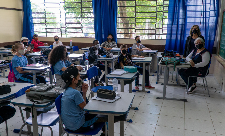 Diretora promove melhorias na aprendizagem por meio da ?pedagogia do aconchego? - Curitiba, 13/10/2021 - Foto: Renato Prospero/SEED