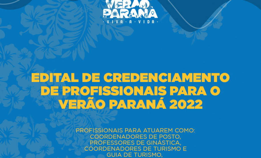 A Superintendência Geral do Esporte abre nesta quarta-feira (13), por meio do Chamamento Público 03/2021, o credenciamento de pessoas físicas para desempenhar atividades junto ao Projeto Verão Paraná.  -  Curitiba, 13/10/2021 -  Foto: Paraná Esporte