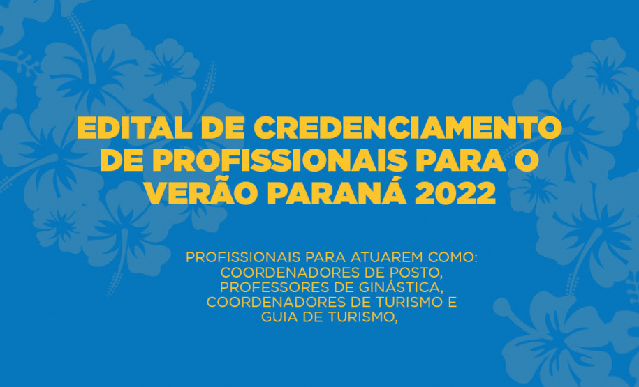 A Superintendência Geral do Esporte abre nesta quarta-feira (13), por meio do Chamamento Público 03/2021, o credenciamento de pessoas físicas para desempenhar atividades junto ao Projeto Verão Paraná.  -  Curitiba, 13/10/2021 -  Foto: Paraná Esporte