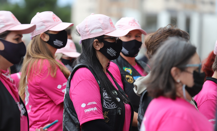 O governador em exercício Darci Piana participa nesta quinta-feira (14), da abertura da Expedição Filhas do Paraná - Rota deMototurismo no Palacio Iguaçu .14/10/2021 - Foto: Geraldo Bubniak/AEN