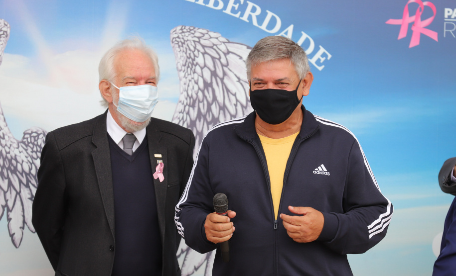 O governador em exercício Darci Piana participa nesta quinta-feira (14), da abertura da Expedição Filhas do Paraná - Rota deMototurismo no Palacio Iguaçu . Na foto, Superintendente Geral do Esporte Helio  Wirbiski  14/10/2021 - Foto: Geraldo Bubniak/AEN