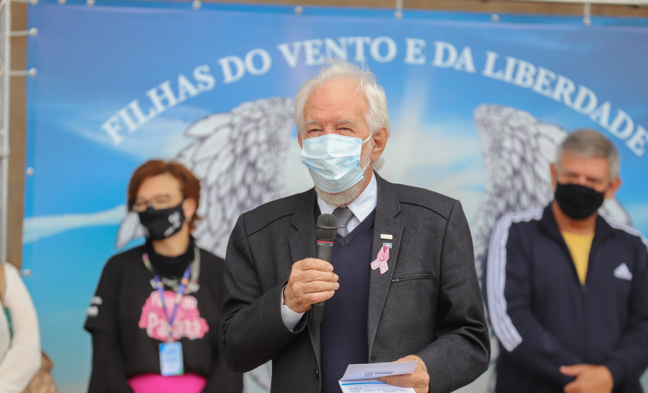 O governador em exercício Darci Piana participa nesta quinta-feira (14), da abertura da Expedição Filhas do Paraná - Rota deMototurismo no Palacio Iguaçu .14/10/2021 - Foto: Geraldo Bubniak/AEN