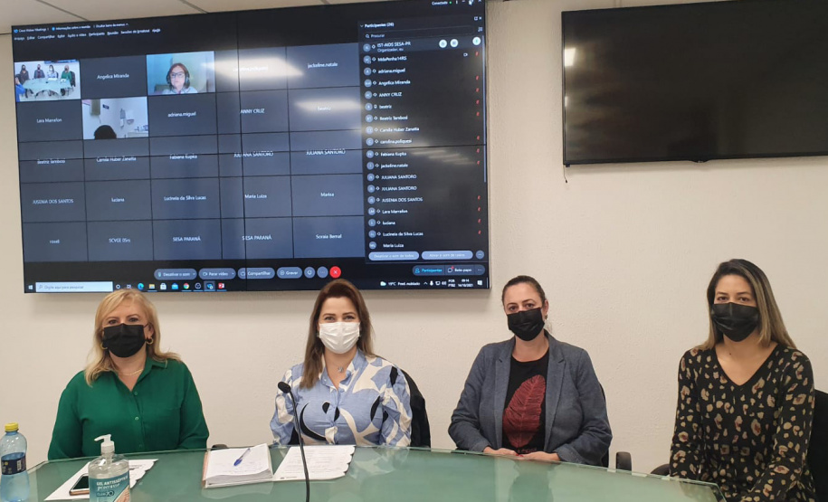 Nesta quinta-feira (14), durante evento online com profissionais de saúde e especialistas da área de infecções sexualmente transmissíveis, foram atualizados dados sobre a doença no Estado além da divulgação dos 210 municípios que conseguiram eliminar a sífilis congênita, que é transmitida pela mãe ao bebê durante a gestação. Foto: SESA