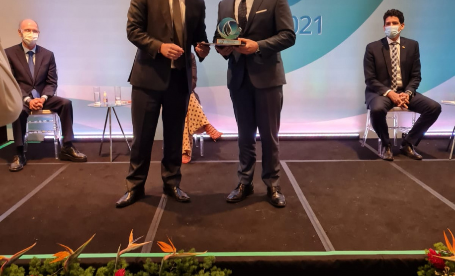 A Portos do Paraná foi mais uma vez reconhecida nacionalmente por boas práticas de operação e gestão portuária. Nesta quinta-feira (14), a empresa pública responsável pela administração dos portos de Paranaguá e Antonina recebeu Prêmio Antaq 2021, da Agência Nacional de Transportes Aquaviários, em duas categorias. Foto: Portos do Paraná