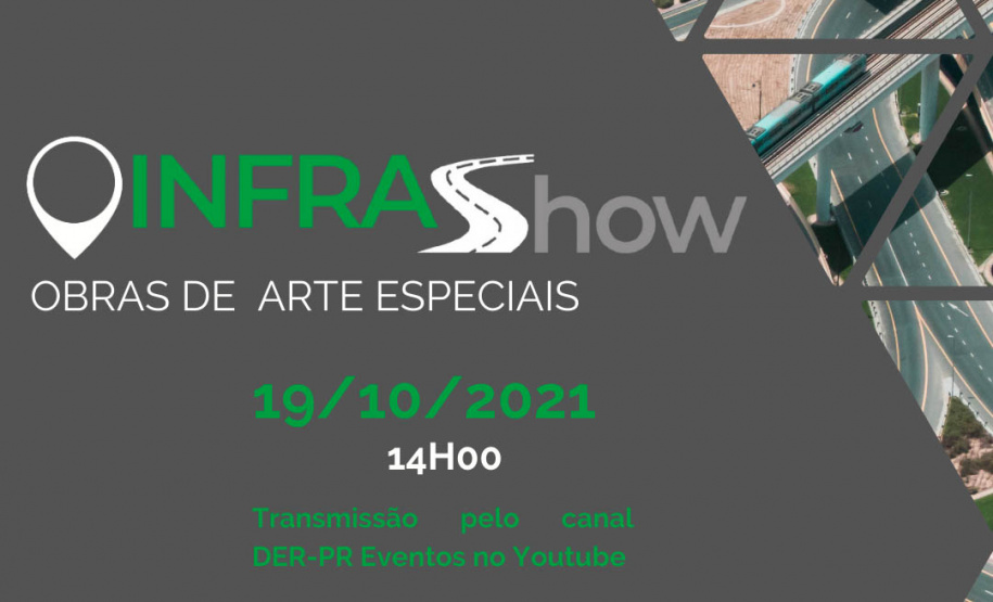 Banner para mídias sociais (1080x1080) Infrashow - Obras de Arte Especiais - Foto: Lucas Franco