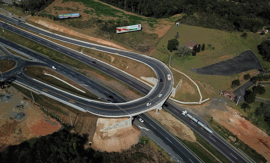Novo viaduto melhora mobilidade na BR-277 e traz mais segurança a moradores de Campo Largo - Curitiba, 13/07/2021 - Foto: José Fernando Ogura/AEN