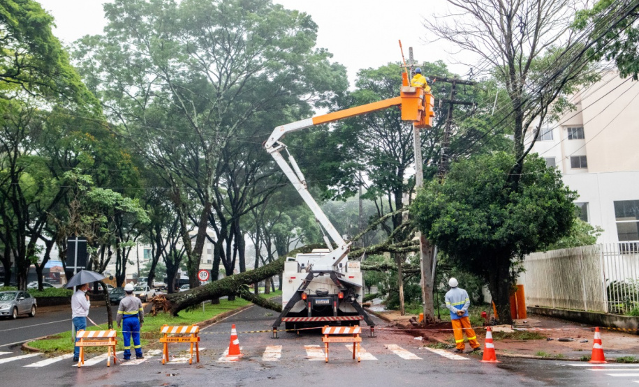 Copel enfrenta segundo pior evento climático já registrado; Foto: Copel