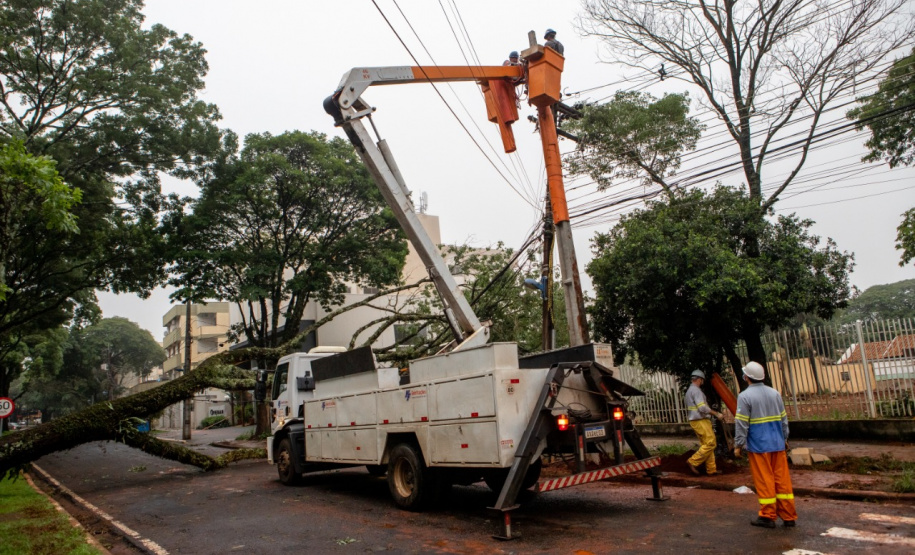 Copel enfrenta segundo pior evento climático já registrado; Foto: Copel