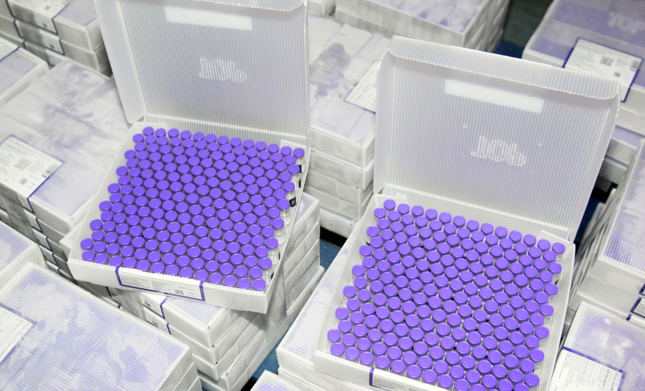 Ministério da Saúde confirma remessa com 228.150 doses para adolescentes sem comorbidades. Foto: Américo Antonio/SESA