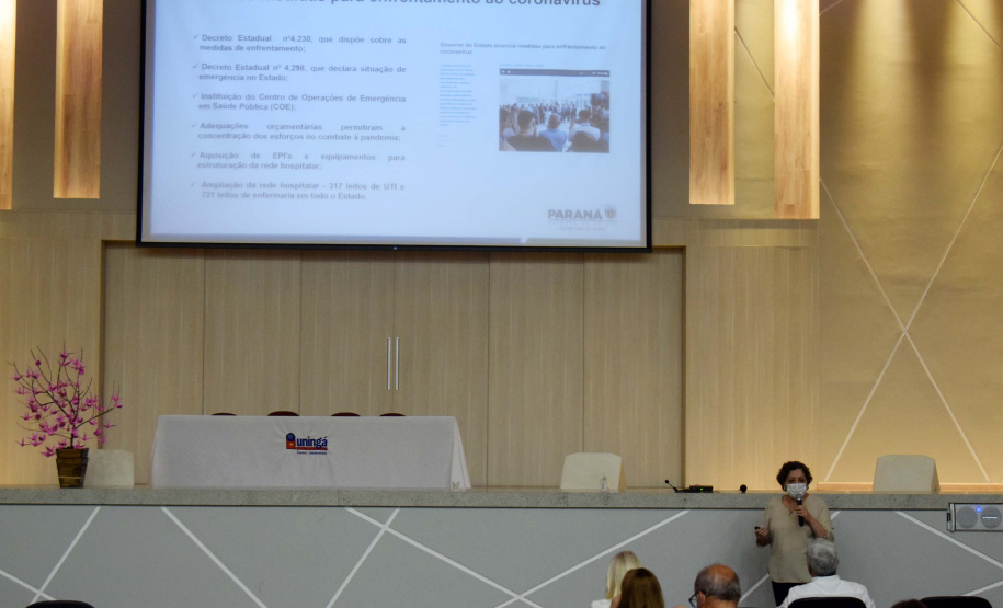 A Secretaria de Estado da Saúde (Sesa) iniciou a segunda etapa do Planejamento Regional Integrado (PRI) nesta segunda-feira (18), em encontro presencial realizado no município de Maringá, com as Regionais de Saúde da abrangência da Macrorregião Noroeste.Foto: Américo Antonio/SESA