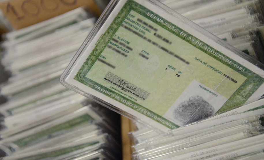 Taxa para emissão do RG pode ser paga via pix e com leitura de QR code. Foto: Polícia Civil