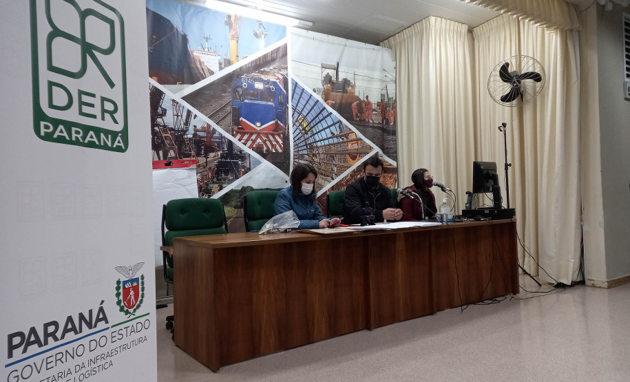 Abertura de envelopes de habilitação da licitação da iluminação da Rodovia João Leopoldo Jacomel (PR-415) - Curitiba, 20/10/2021 - Foto: DER