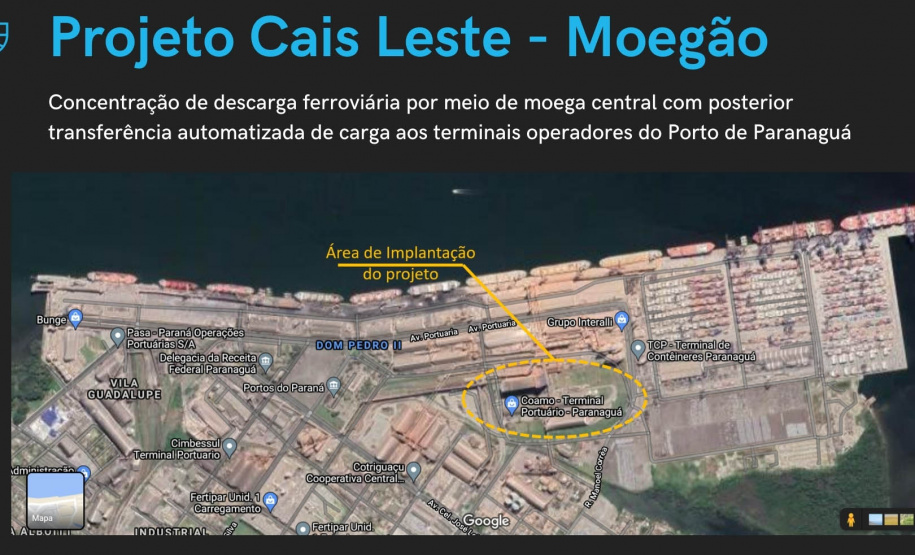 Cópia de Apresentação Moegão Projeto do moegão do Corredor de Exportação do Porto de Paranaguá - Paranaguá, 20/10/2021 - Foto: Rodrigo Felix Leal/SEIL