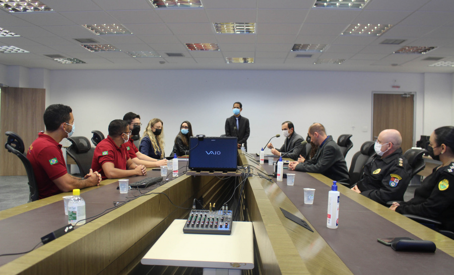 Nesta quinta-feira (21/10) uma comitiva da Secretaria Nacional de Segurança Pública (SENASP) fará uma visita de orientação técnica em algumas das unidades das polícias Civil, Militar e do Departamento Penitenciário do Paraná. - Curitiba, 20/10/2021 - Foto: SESP-PR