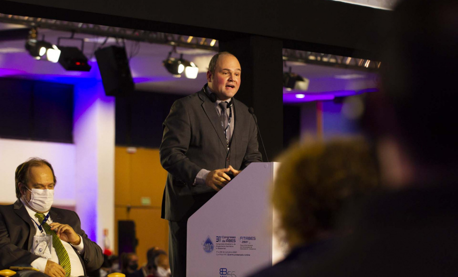 Sanepar apresenta soluções de inovação em Congresso. Foto:Andre Thiago Chaves Aguiar/Sanepar