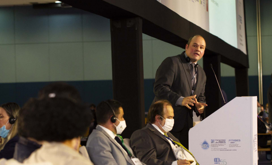 Sanepar apresenta soluções de inovação em Congresso. Foto:Andre Thiago Chaves Aguiar/Sanepar