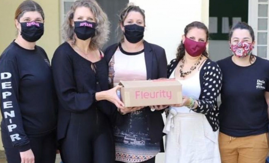 Mais unidades do sistema prisional do Paraná receberam coletores menstruais neste mês de outubro. Desta vez, o projeto do Coletivo Igualdade Menstrual distribuiu cerca de 600 unidades somadas as Cadeias Públicas Femininas de Londrina, Santo Antonio da Platina e Apucarana. Todas as unidades pertencem a Regional de Londrina do Departamento Penitenciário do Paraná (Depen). - Curitiba, 21/10/2021 - Foto: Depen-Pr