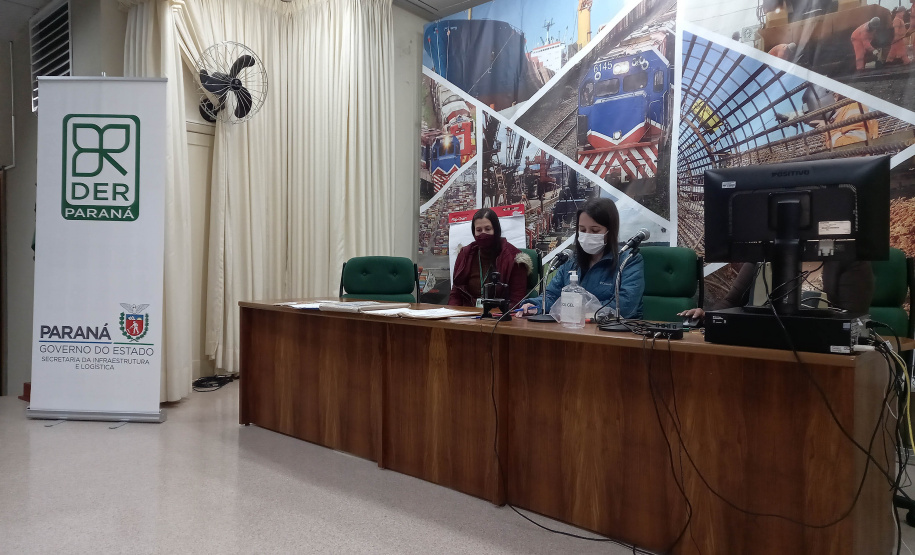 Abertura de envelopes de preços da licitação do projeto de ampliação da PR-317 - lote 01 - Curitiba, 21/10/2021 - Foto: DER-PR