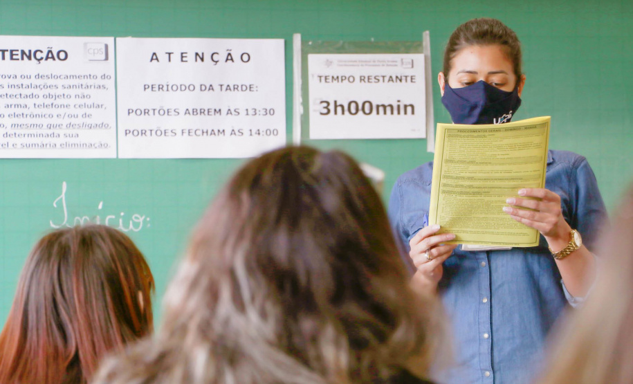 A Universidade Estadual de Ponta Grossa (UEPG) divulga nesta segunda-feira (25) o resultado do Vestibular de Primavera. A divulgação acontece por meio de transmissão ao vivo pelo Facebook da UEPG, a partir das 14 horas. Depois, as listas estarão disponíveis no site da Coordenadoria de Processos de Seleção (CPS). - Ponta Grossa, 21/10/2021 - Foto: Luciane Navarro/UEPG