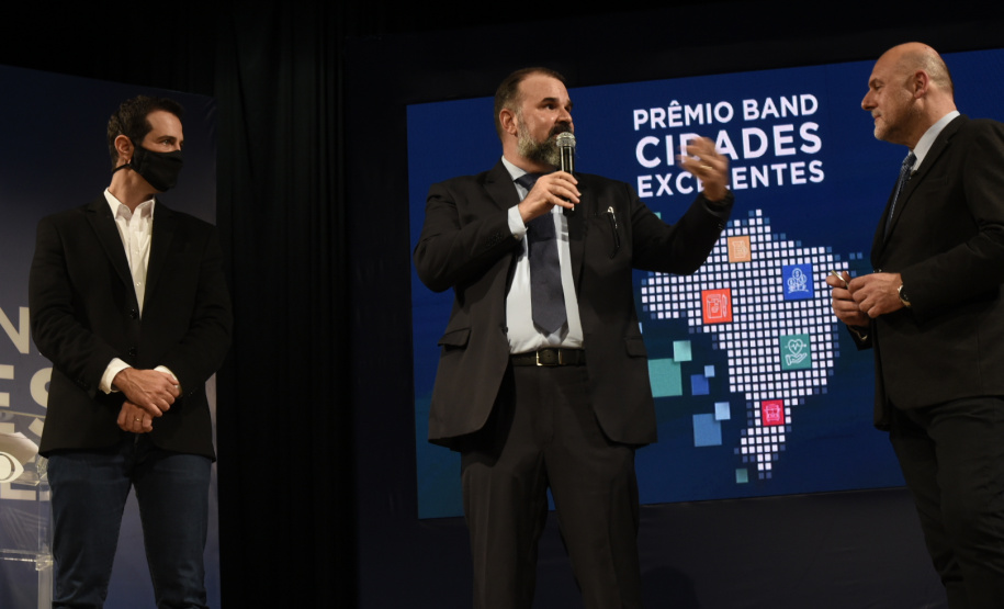 Prêmio Band Cidades Excelentes. Foto: Kraw Penas/SECC