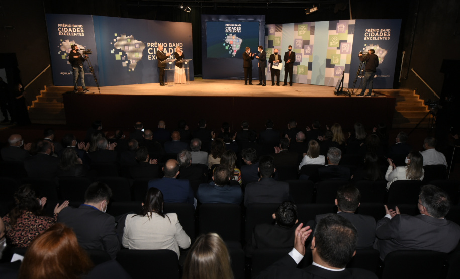 Prêmio Band Cidades Excelentes. Foto: Kraw Penas/SECC