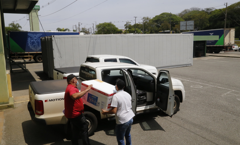 23.11.2021 Distribuição de Vacinas para regionais
Foto Gilson Abreu/AEN