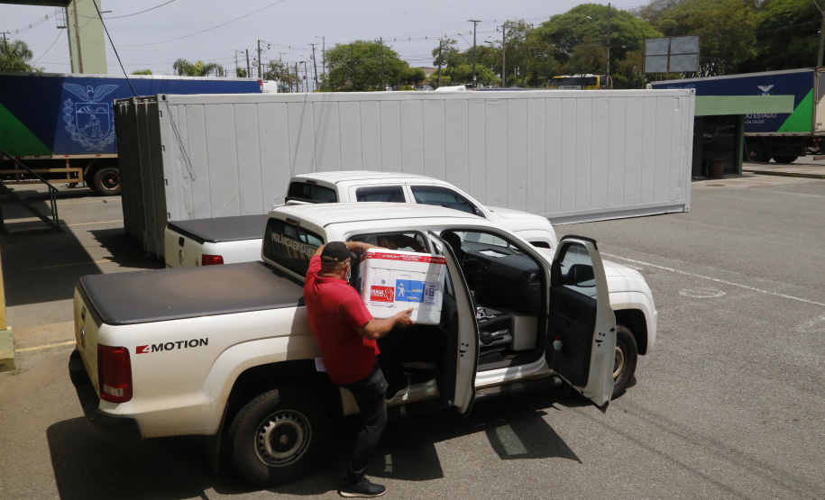 23.11.2021 Distribuição de Vacinas para regionais
Foto Gilson Abreu/AEN